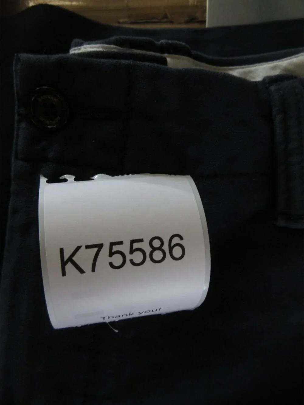 Banana Republic Pants 44X32 Navy Chino Relaxed Fit Baggy Canvas Y2K NEW